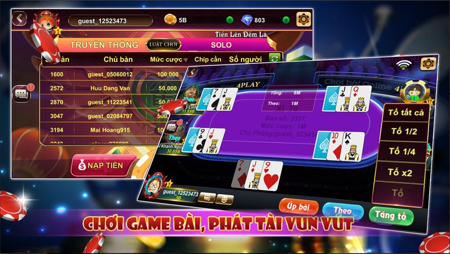 4Play - Xì Tố Xì Phé Online Captura de pantalla 2