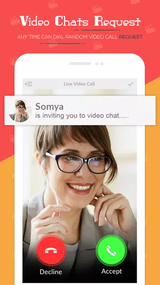Schermata Live Video Chat - Random Video Call with Girls 4
