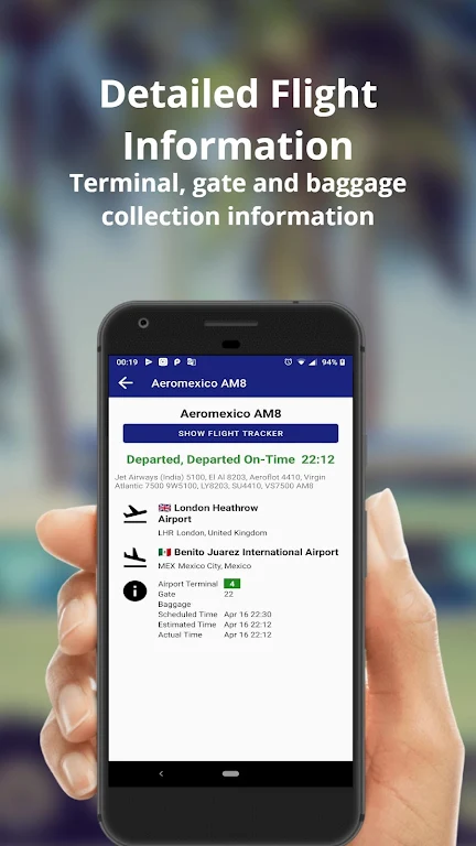 Detroit Metro Airport Flights應用截圖第3張