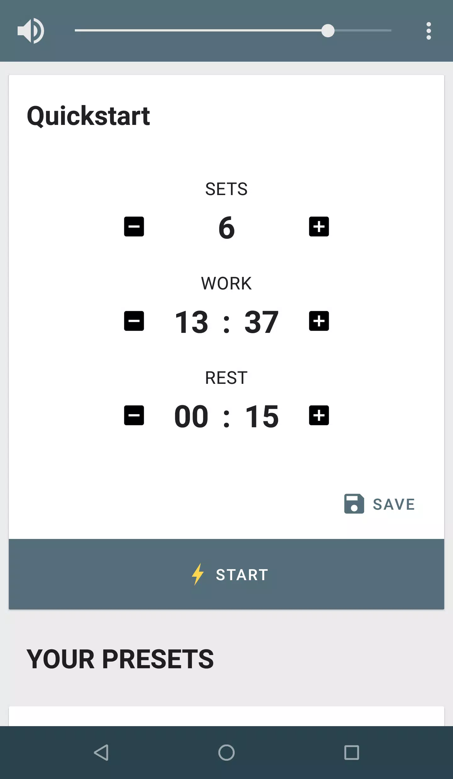 Interval Timer スクリーンショット 1