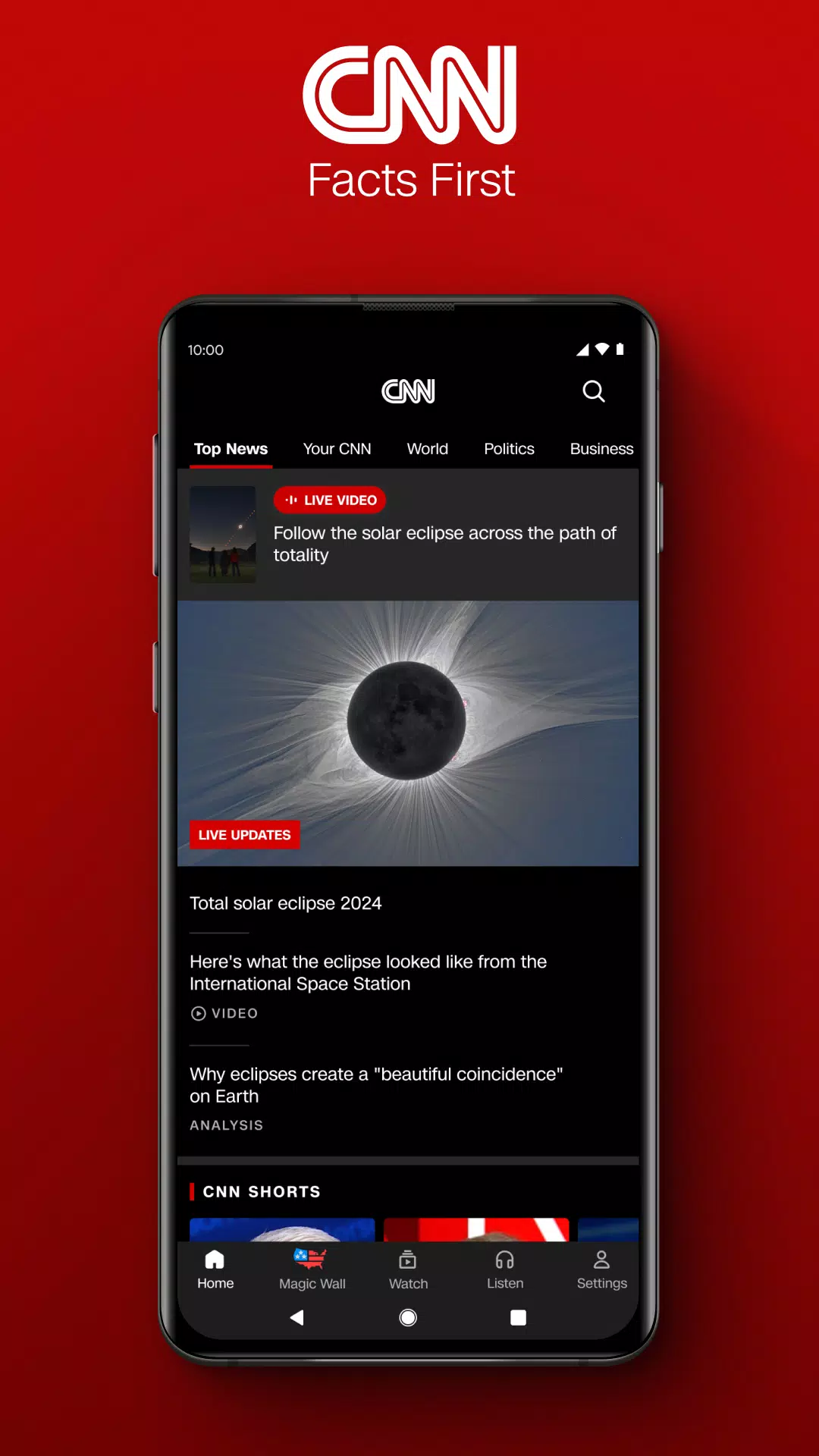 Schermata CNN 1