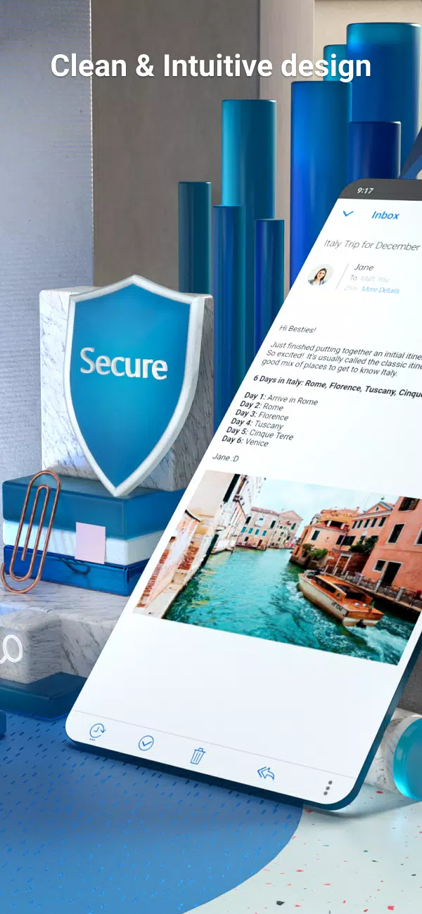 Email Blue Mail - Calendar Screenshot 2