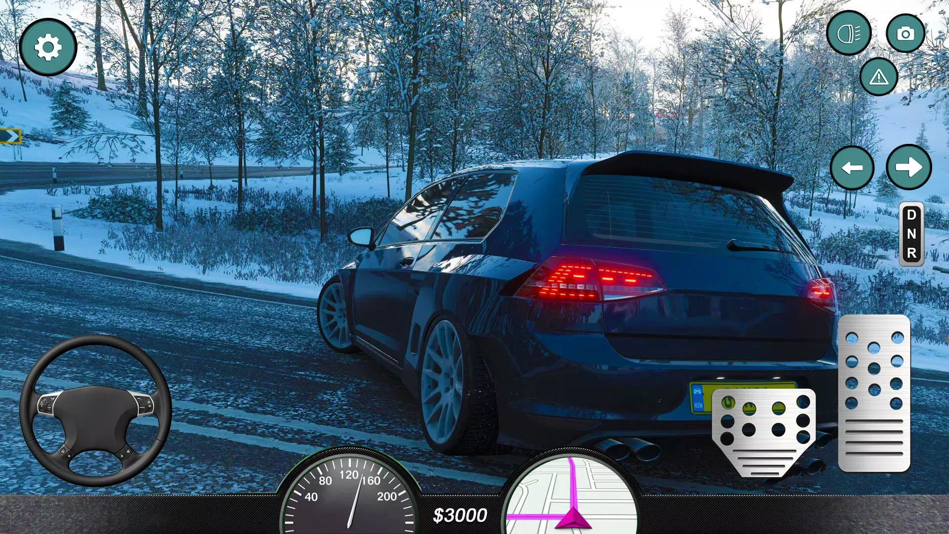 Euro Car Simulator Driving 2 Tangkapan skrin 4