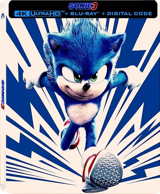 Sonic the Hedgehog 3 4K Steelbook (Blue)
