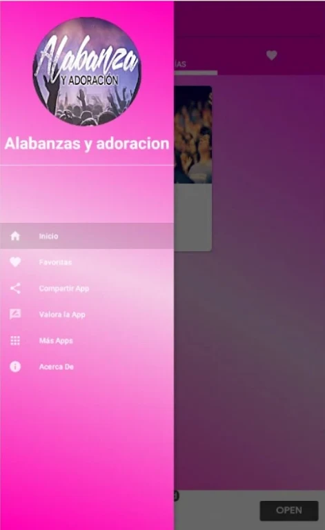 Alabanzas y adoracion Zrzut ekranu 1