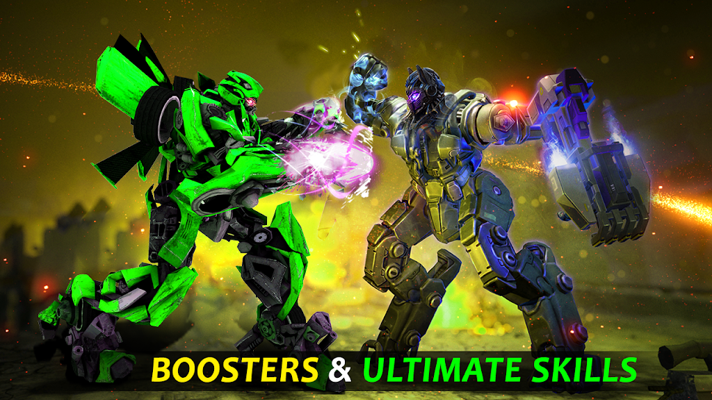 Futuristic Robot City Fighting 3D Game 스크린샷 2