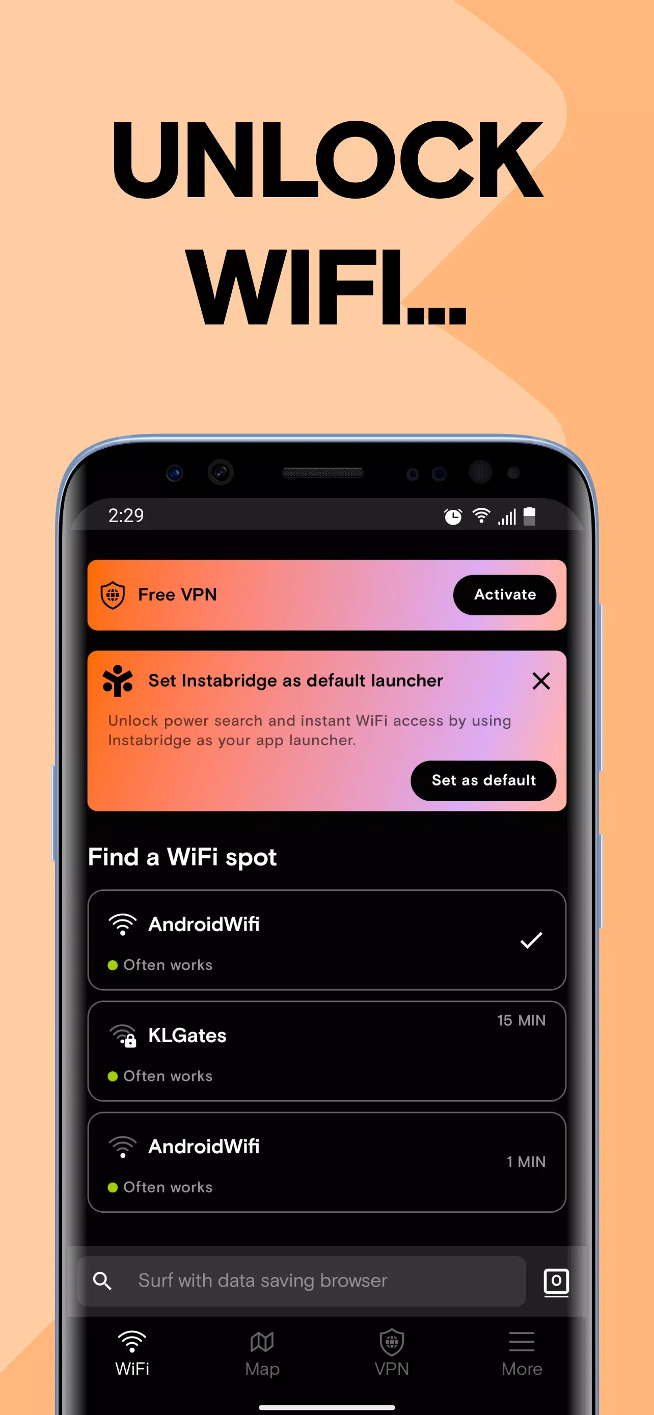 Instabridge: WiFi Map Screenshot 3