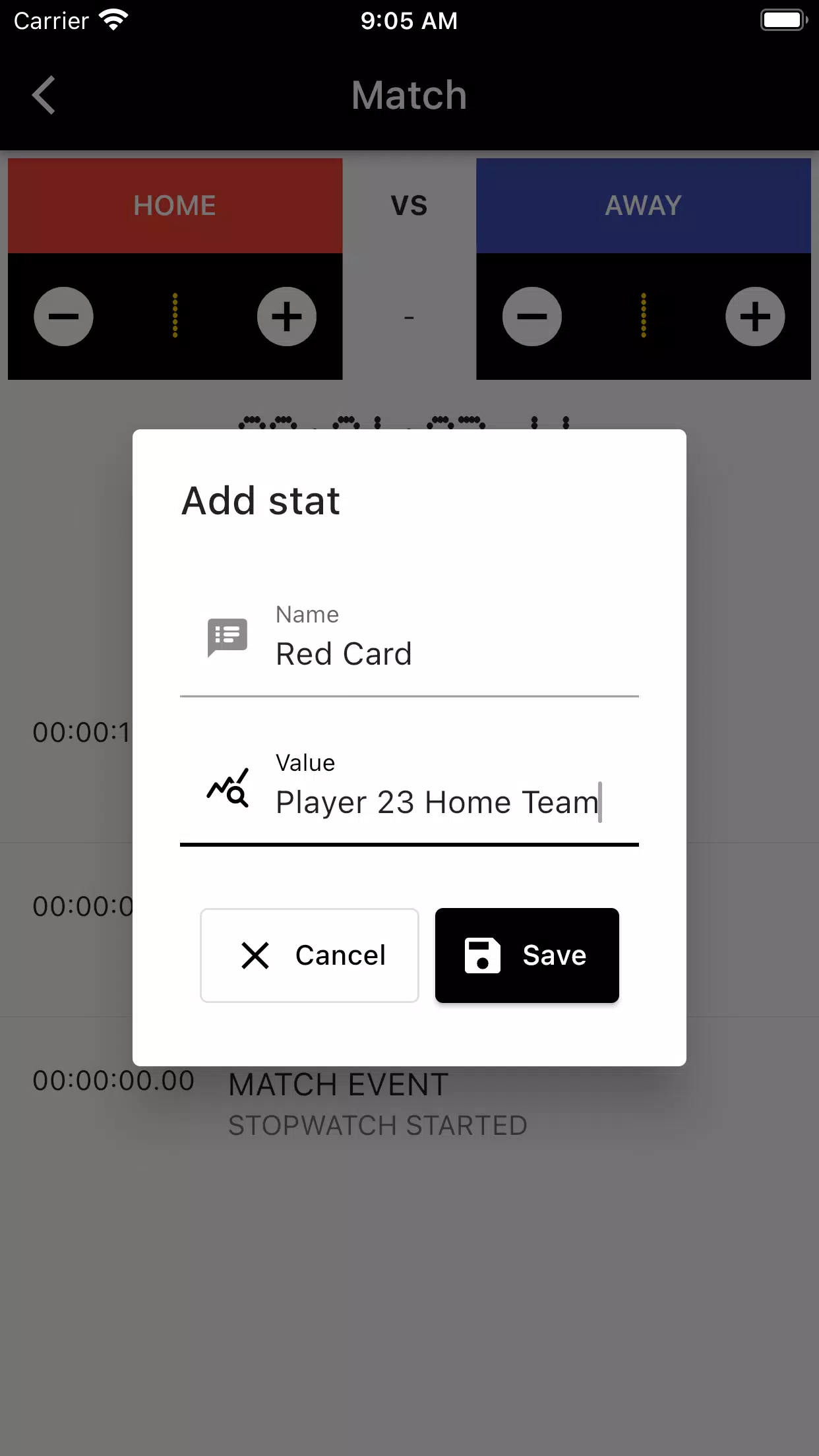 Match Scoreboard Screenshot 3