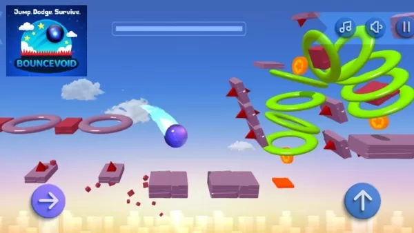 "BounceVoid: New Mobile Game - Jump, Dodge, Survive"