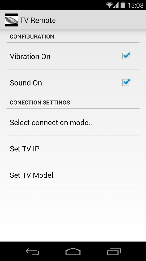 Easy Universal TV Remote Capture d'écran 1