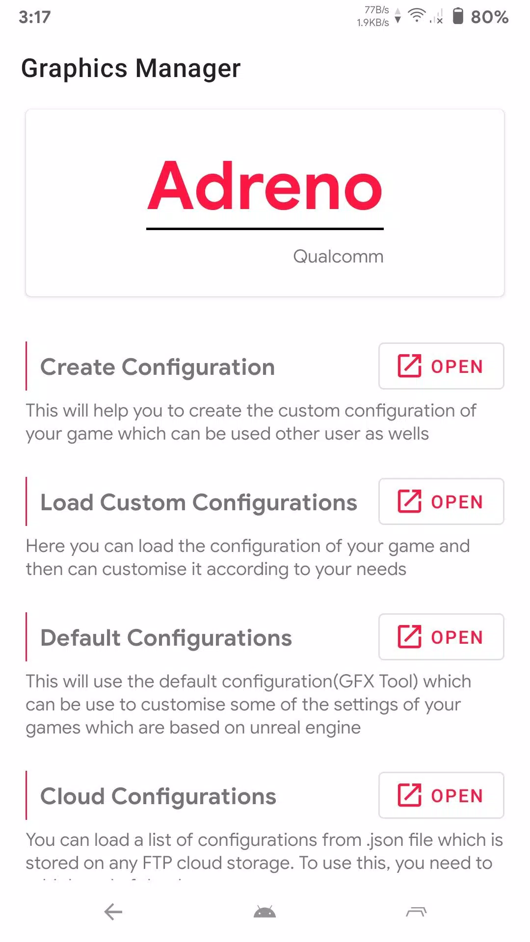 Graphics Manager スクリーンショット 2