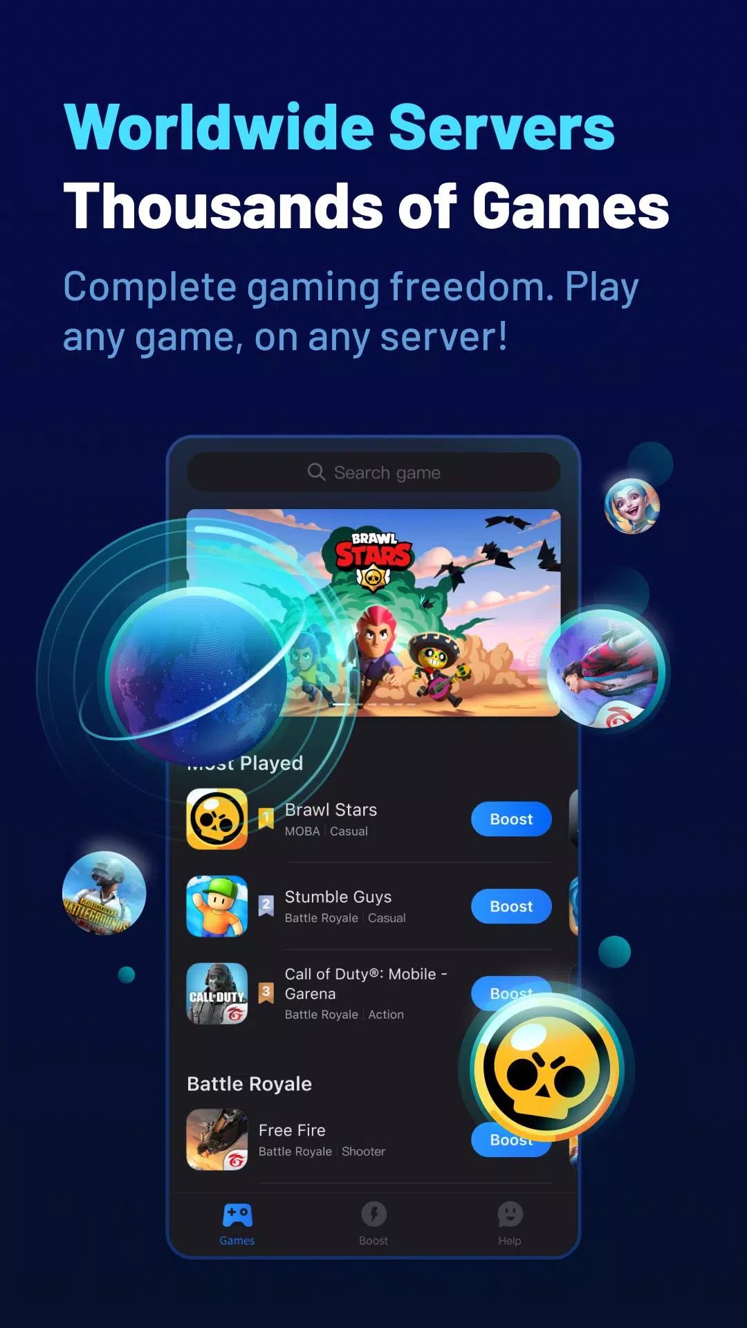 GearUP Game Booster: Lower Lag Tangkapan skrin 4