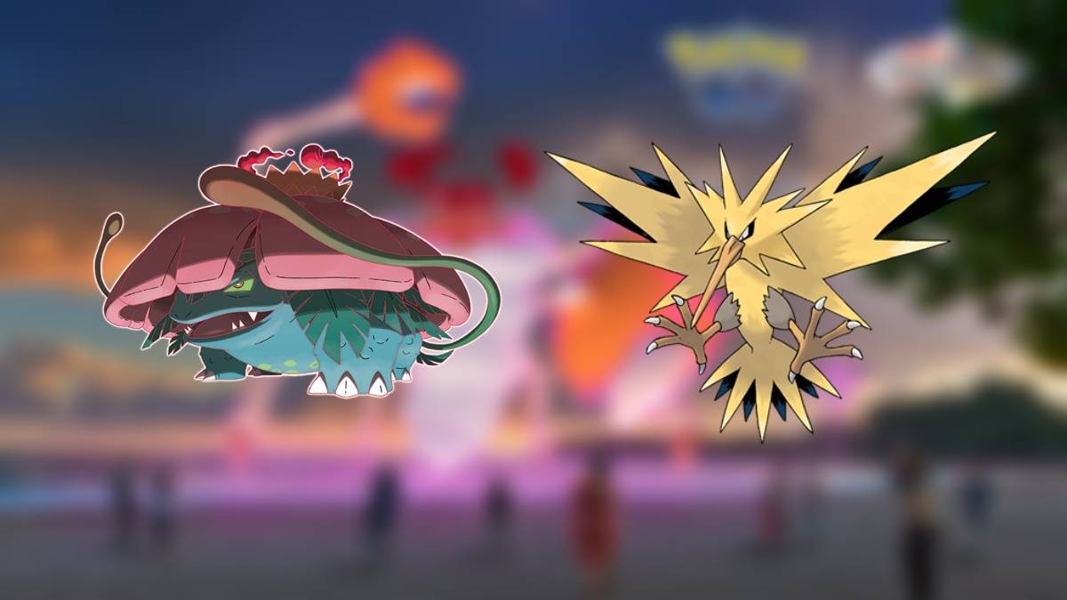 Venusaur & Zapdos เคาน์เตอร์ที่ดีที่สุดสำหรับ Gigantamax Kingler ใน Pokemon Go