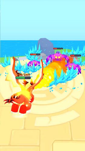 Monster Evolution Run & Battle Captura de pantalla 2