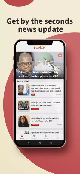 Punch News Tangkapan skrin 1