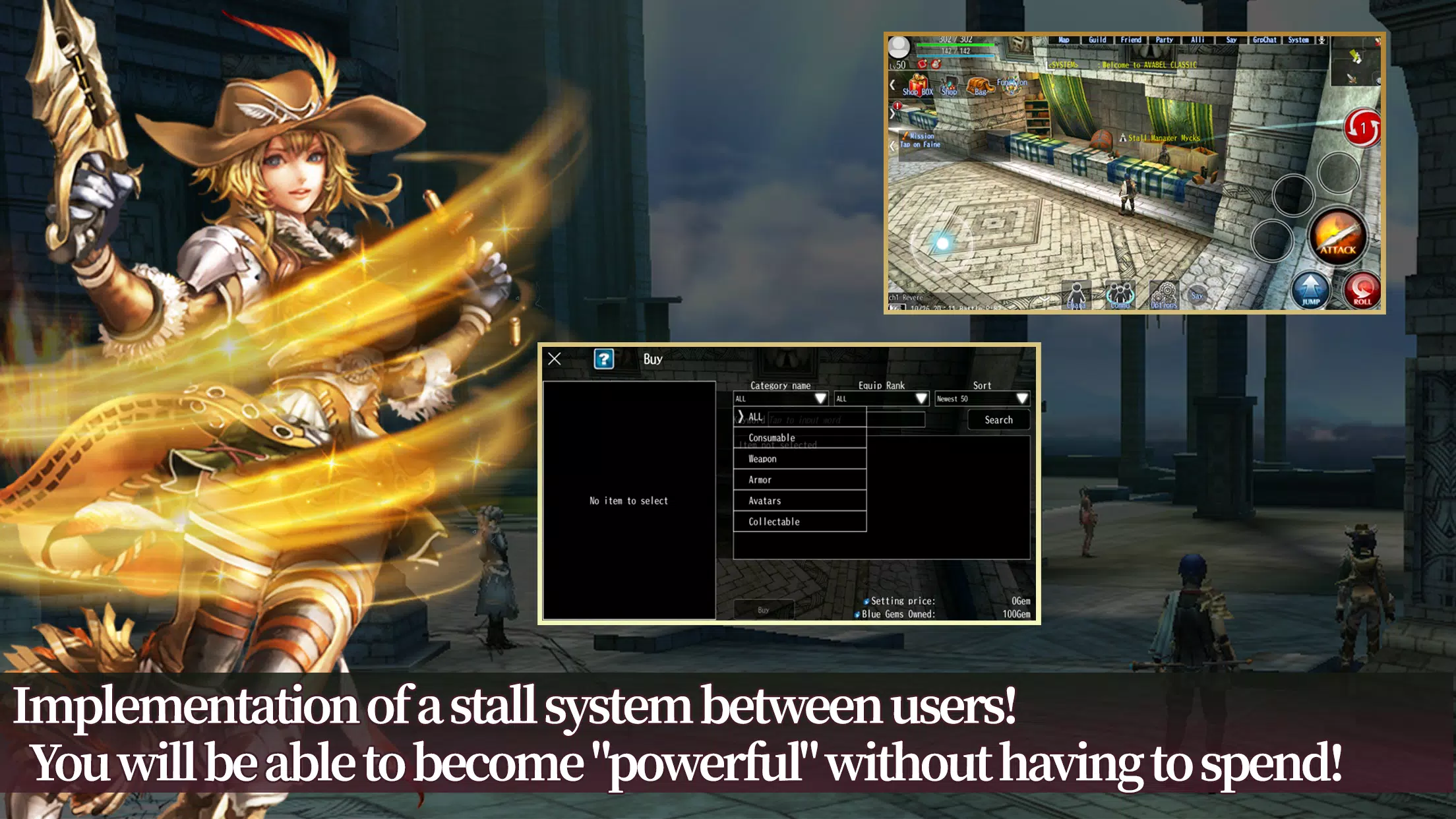Release AVABEL CLASSIC MMORPG スクリーンショット 4