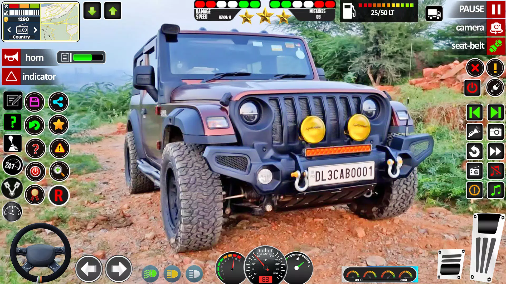 Offroad Jeep Game Simulator 3d スクリーンショット 2