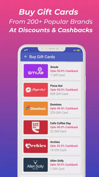Zingoy: Gift Cards & Cashback應用截圖第3張