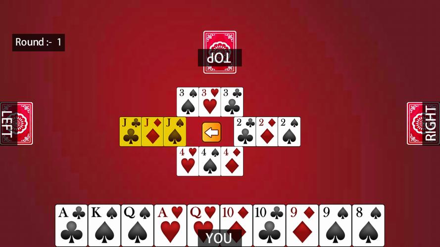 Hazari Card Game : 1000 Points 스크린샷 1