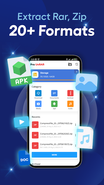 Pro 7-Zip, Unzip Rar Extractor স্ক্রিনশট 3