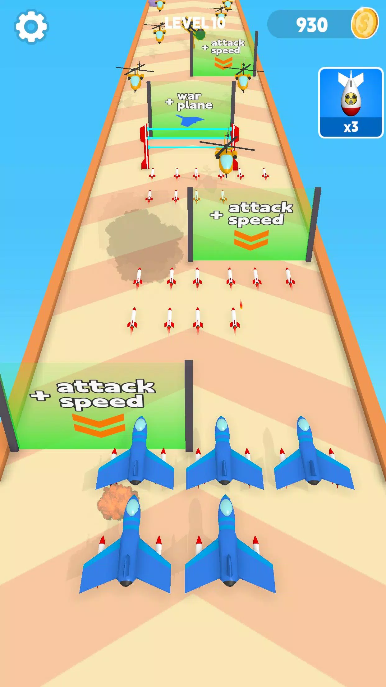 Schermata Warplane VS Tank:Shooting Game 2