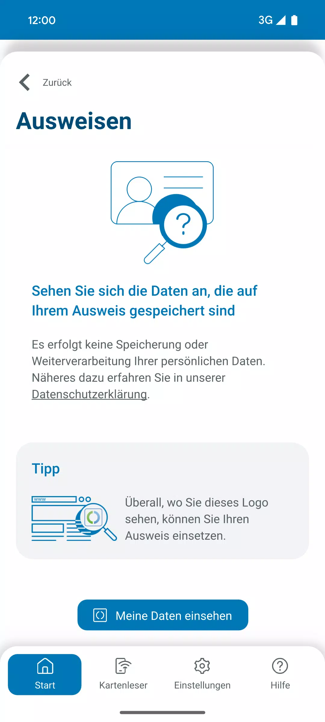 AusweisApp Bund ภาพหน้าจอ 2