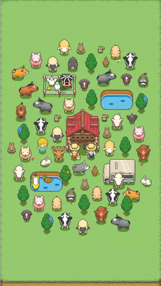 Tiny Pixel Farm - Simple Game スクリーンショット 1