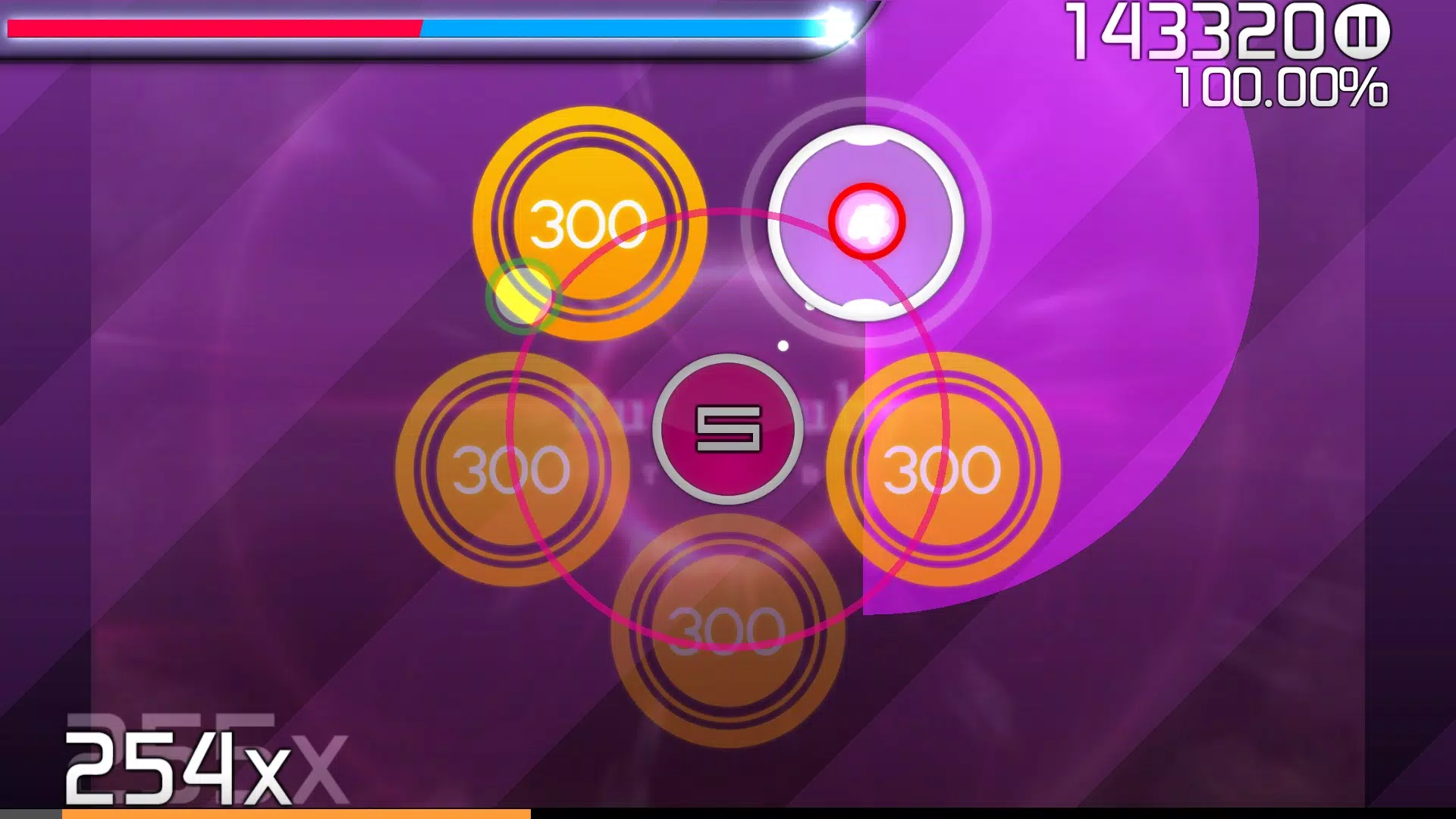 Schermata osu!stream 4