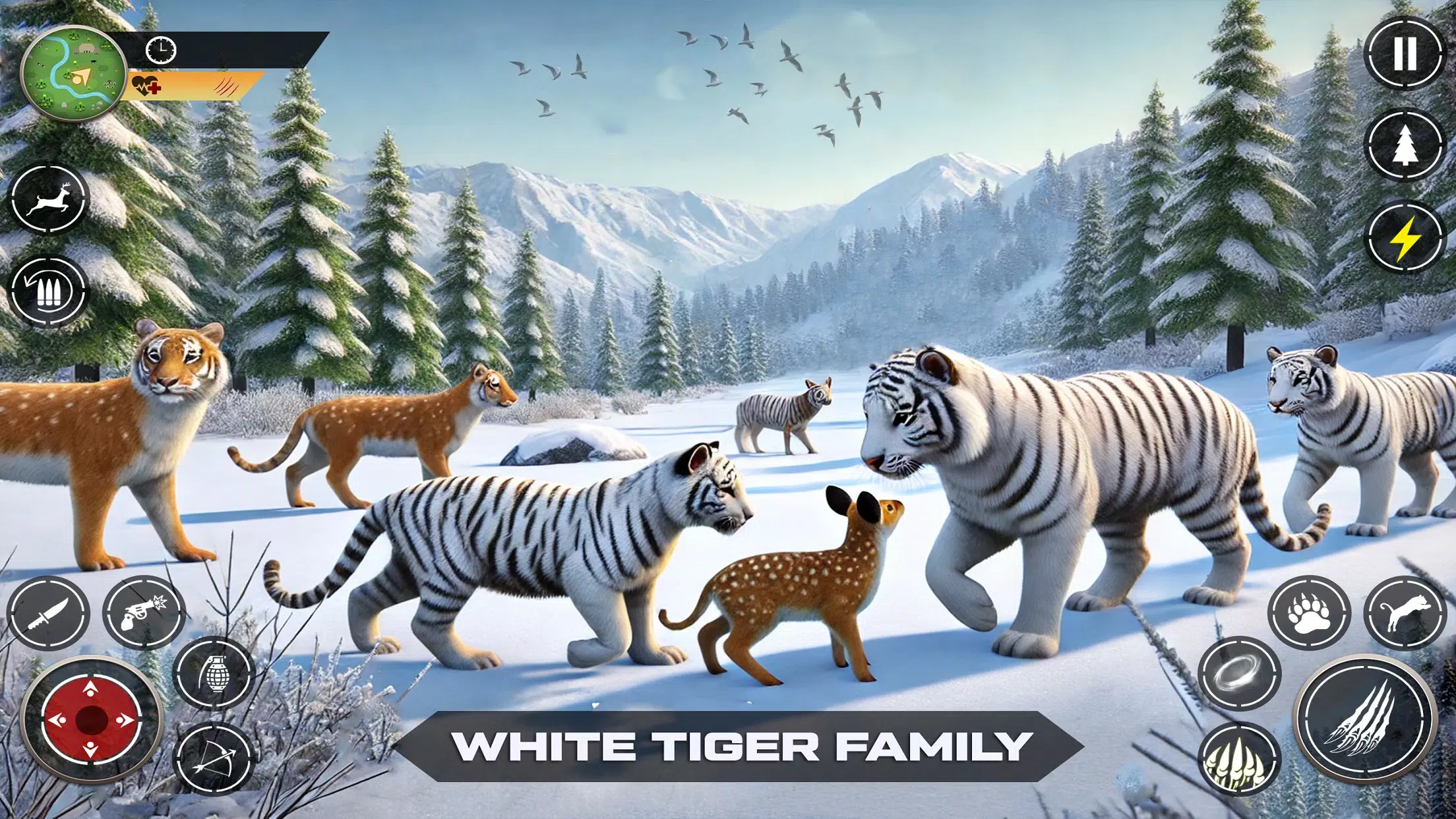 Snow Tiger Family Simulator 3D應用截圖第4張