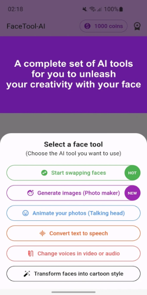 FaceTool Captura de tela 1