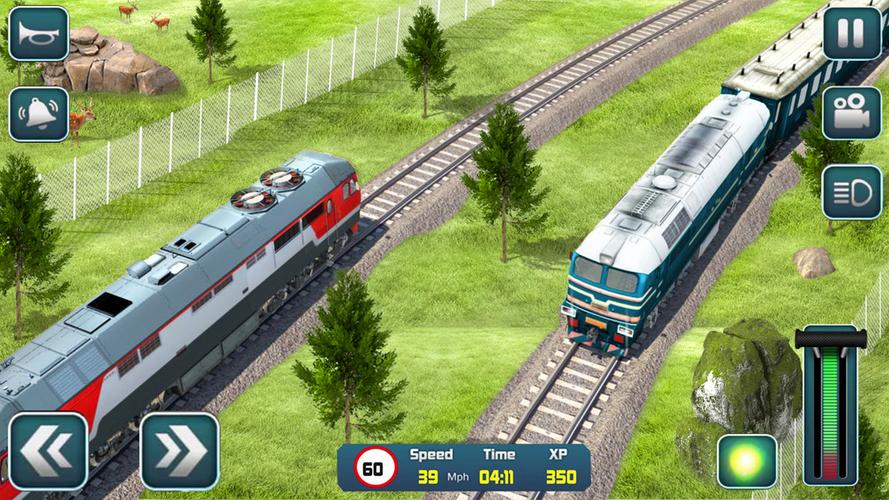 Euro Train Driver Train Games Screenshot 4