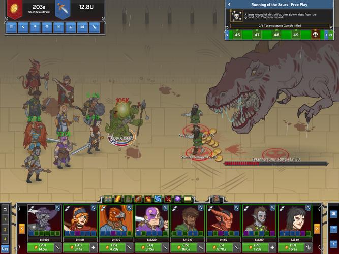 Idle Champions Captura de tela 2