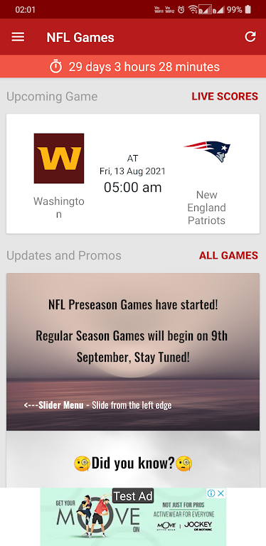 NFL 2024 Schedule Scores スクリーンショット 1