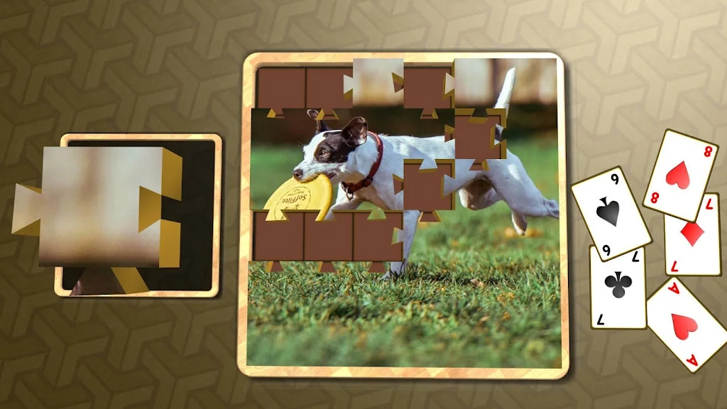 Jigsaw Solitaire - Dogs Tangkapan skrin 4