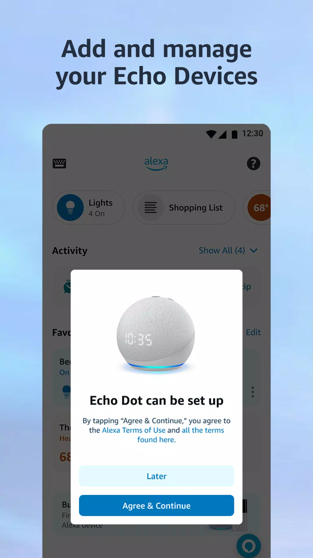 Schermata Amazon Alexa 2