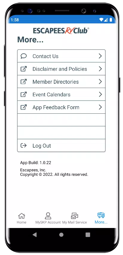 Escapees RV Club Mobile App Screenshot 4