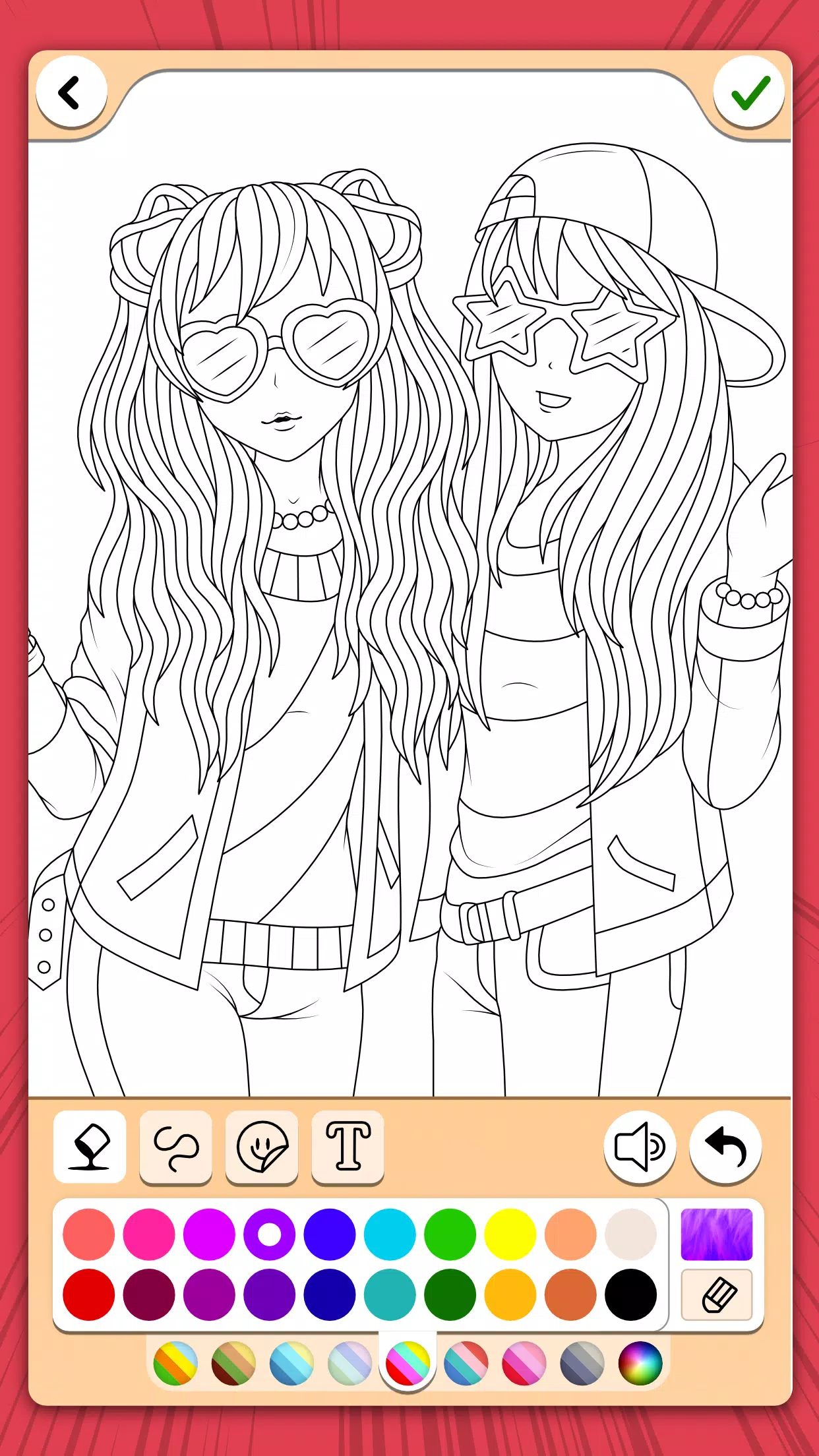Manga Coloring Book應用截圖第4張