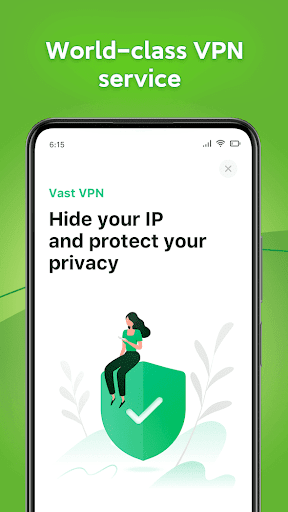 Vast VPN - Secure VPN Proxy स्क्रीनशॉट 1