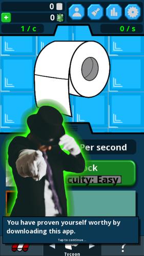 Toilet Paper Tycoon Скриншот 1