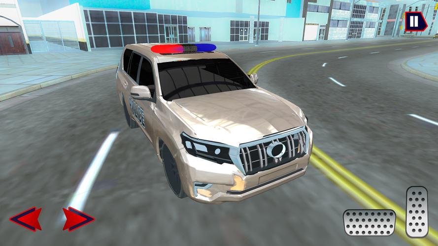 US Police Prado: City Car Скриншот 2
