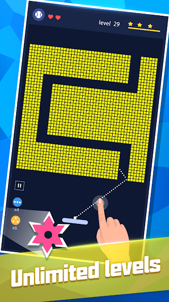 Break Bricks - Bricks Breaker Mod Schermafbeelding 2
