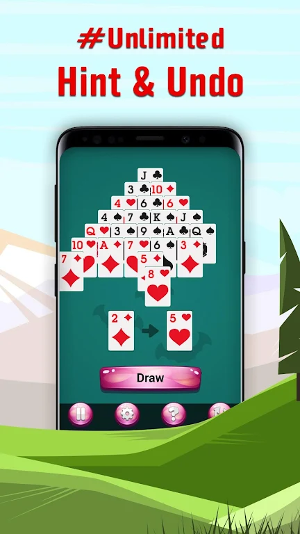 Pyramid - Classic Solitaire ဖန်သားပြင်ဓာတ်ပုံ 3