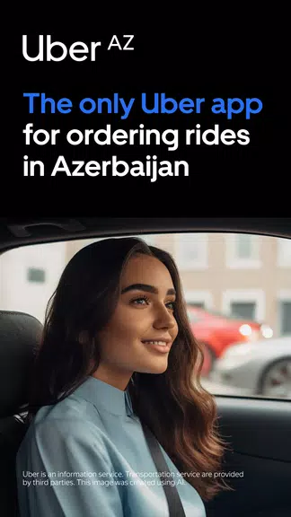 Uber AZ — Taksi və Çatdırılma應用截圖第1張