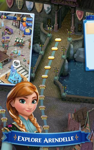 Disney Frozen Free Fall Games Captura de pantalla 4