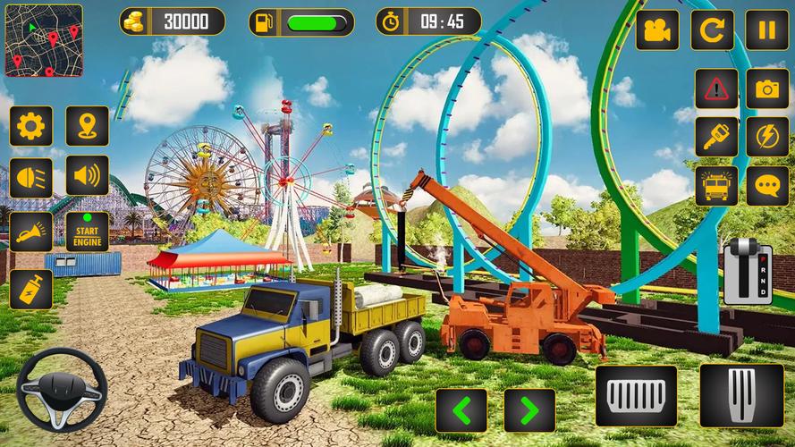 Roller Coaster Builder Game Capture d'écran 3