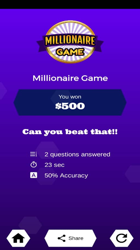 Millionaire Game - Trivia Quiz 스크린샷 1