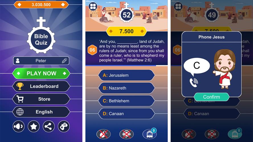Daily Bible Trivia: Quiz Games Ekran Görüntüsü 1