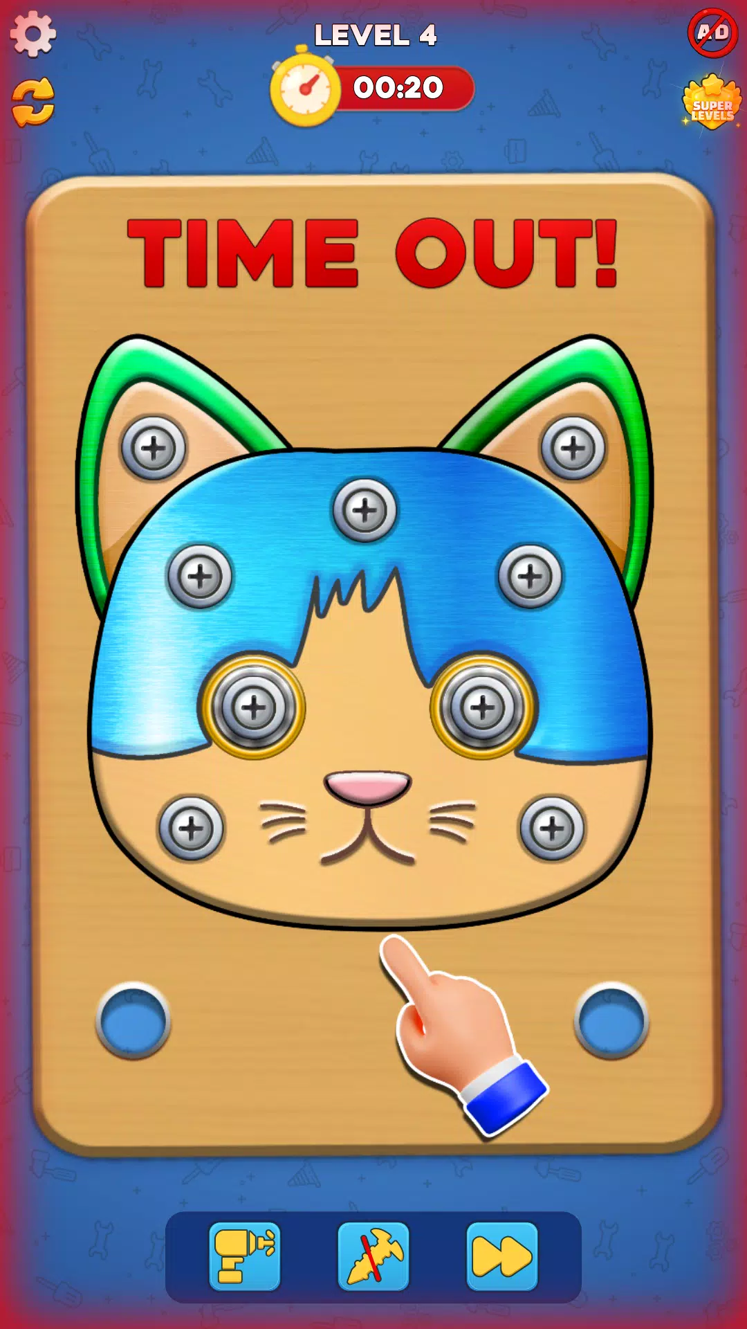 Screw Nuts and Bolts Puzzle Captura de tela 2