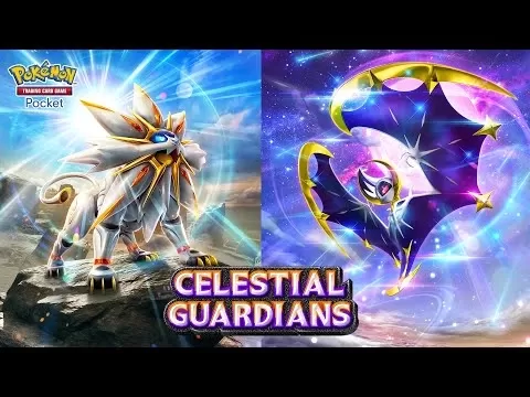 Pokémon TCG Pocket Wonder Pick event featuring Cosmog and Lycanroc