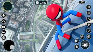 Flying Spider Rope Hero Games應用截圖第1張
